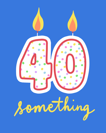birthday 40 birthday candle numbers 40th