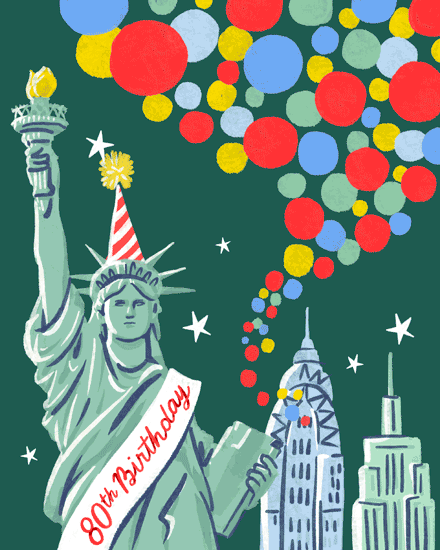 birthday 80 new york liberty chrysler empire state