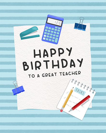 birthday by profession happy birthday card desk tools