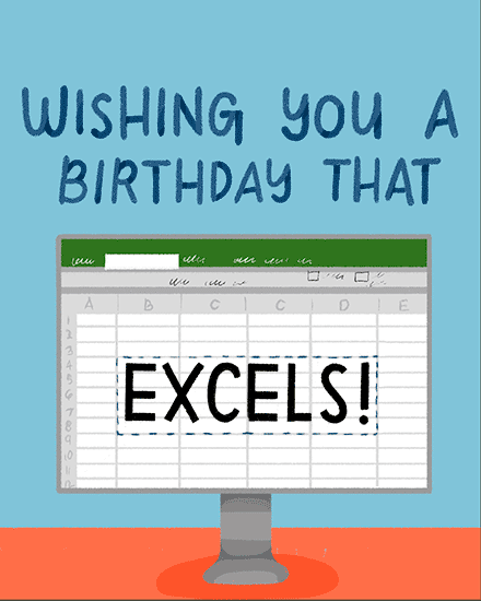 birthday by profession happy birthday card pro excel accounting finance pun