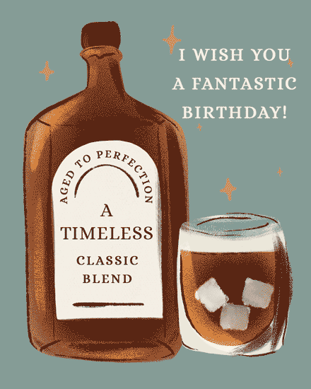birthday aged to perfection gg liquor alcohol beverage booze