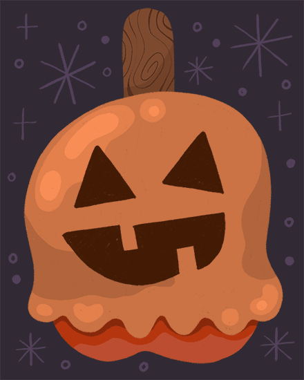 birthday apple candy boo