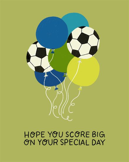 birthday balloons football soccer