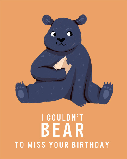 birthday bear beary