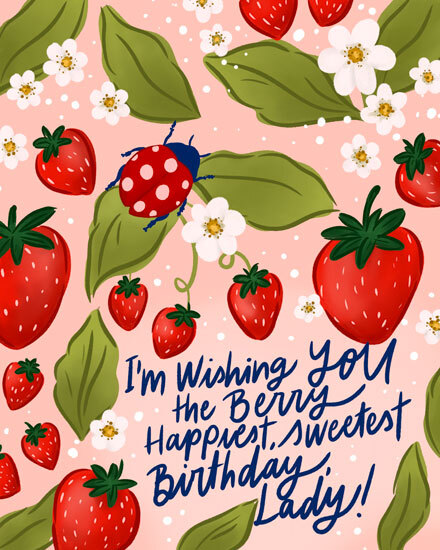 birthday berry happiest sweetest ladybug
