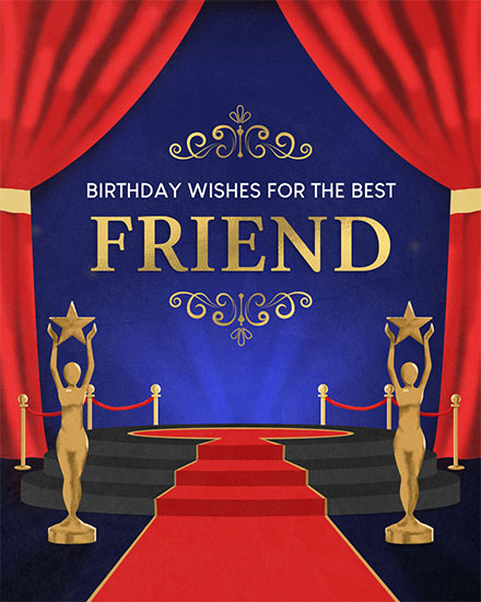 birthday card birthday award friend