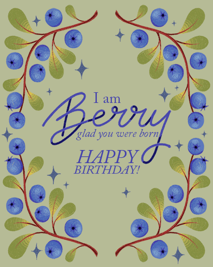 birthday blueberries pun sparkle