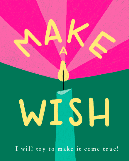 birthday candle wish 