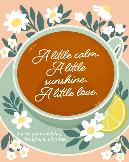 birthday chamomile tea fllower gg