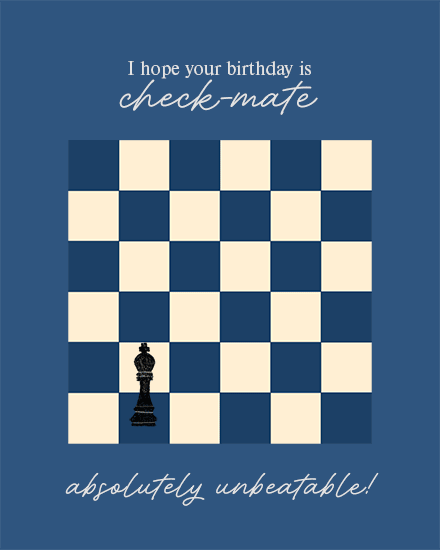 birthday chess king