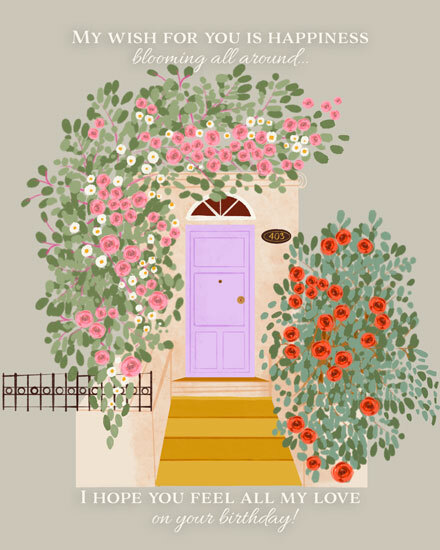 birthday door possibilities gg flower