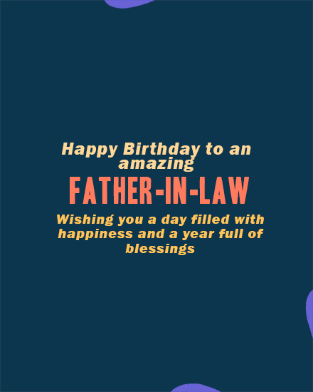 birthday father in law lines