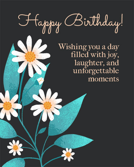 birthday flower moments joy laughter unforgettable