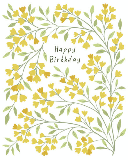 birthday flower vine