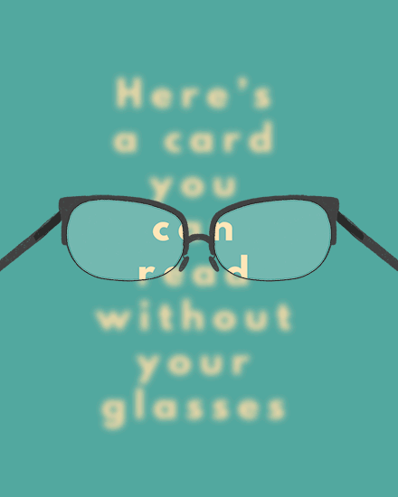 birthday glasses read blur eyeglass
