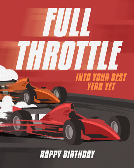 birthday grand prix f1 race car full throttle
