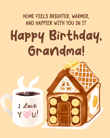 birthday grandma breakfast home