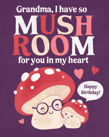 birthday grandma mushroom pun