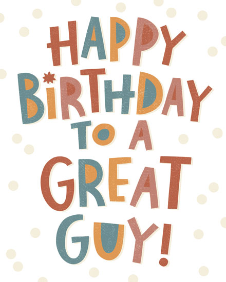 happy birthday card great guy dad