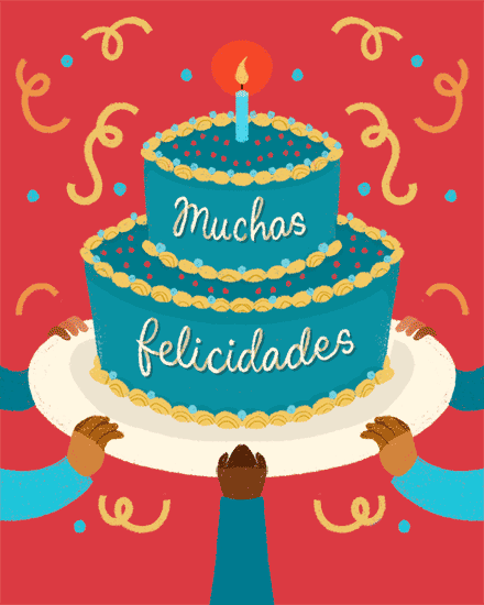 birthday hands holding cake spanish poc