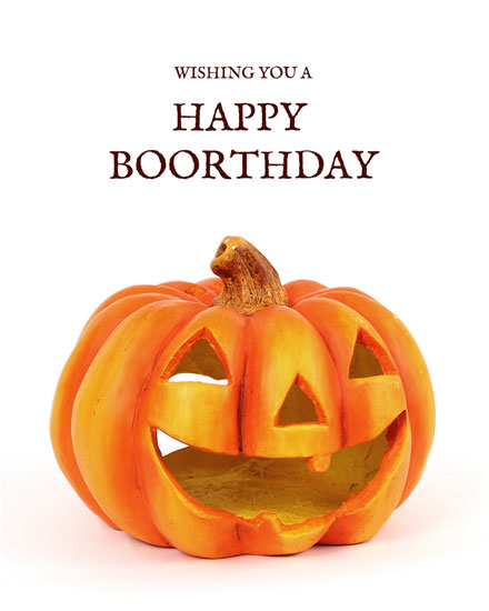 happy birthday card boorthday pumpkin picture halloween pun