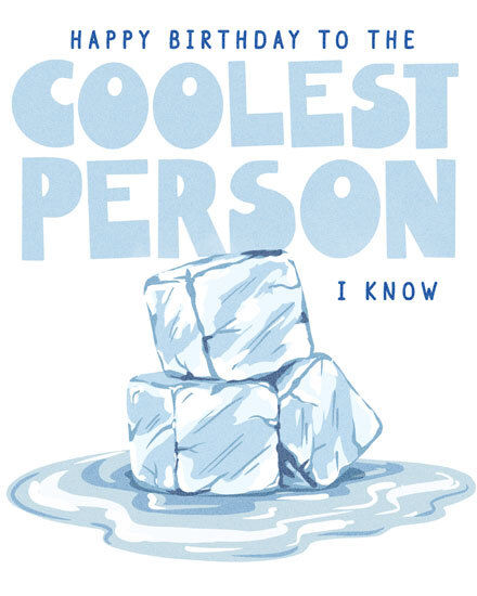 birthday ice cool cube cold