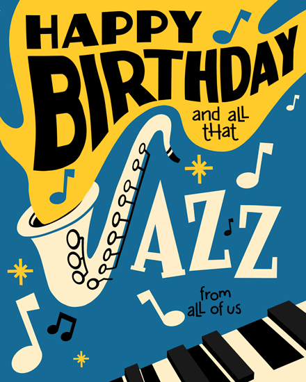 birthday jazz saxophone gg instrument