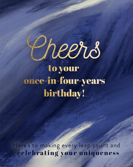 birthday leap birthday paint strokes
