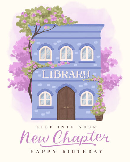 birthday library book lover chapter