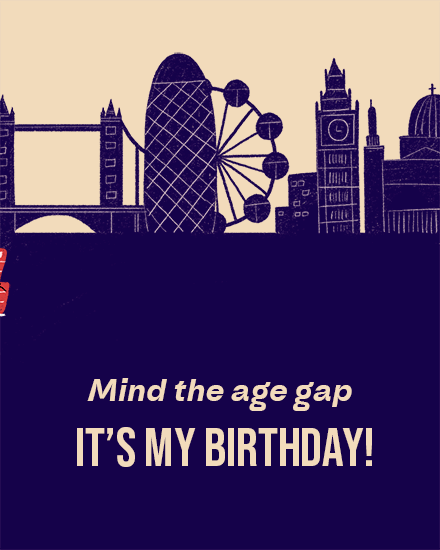 birthday london gap bus