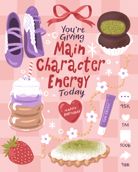birthday main character pop culture girl