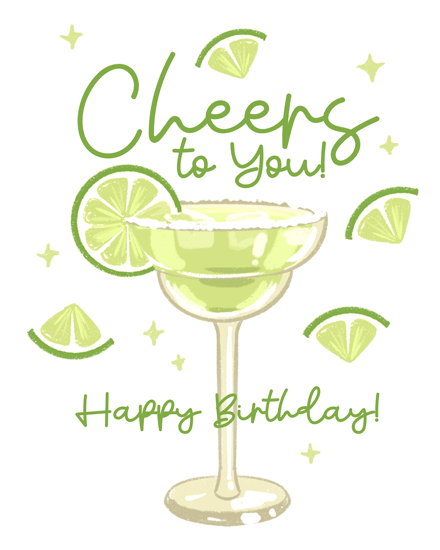 birthday margarita cocktail drink alcohol beverage lime star sparkle booze