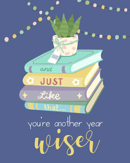 birthday new chapter books wiser plant lights read succulents