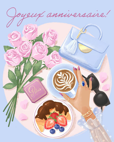 Birthday Paris luxury fashion french gg sunglass strawberry flower coffee bag jewelry girly