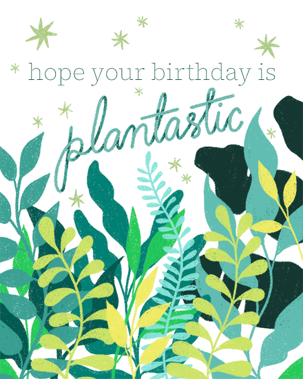 Plantastic Birthday Wishes