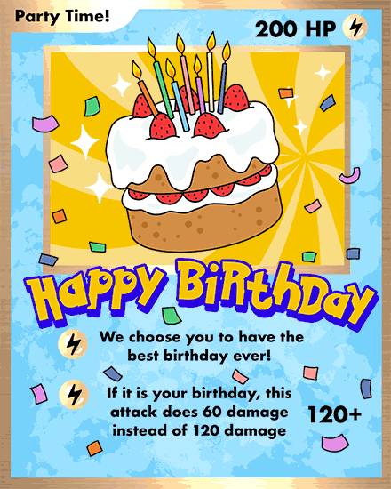 Online Birthday Cards - Party Time Birthday Surprise - GroupGreeting