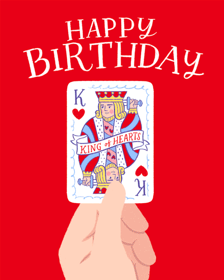birthday poker deck cards casino gamble king queen jack ace ten