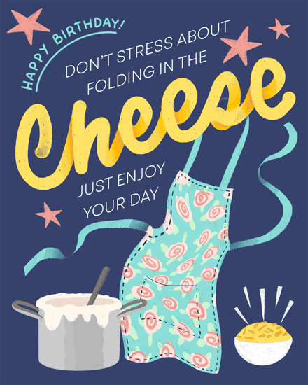 birthday schitts creek fold in cheese cook apron