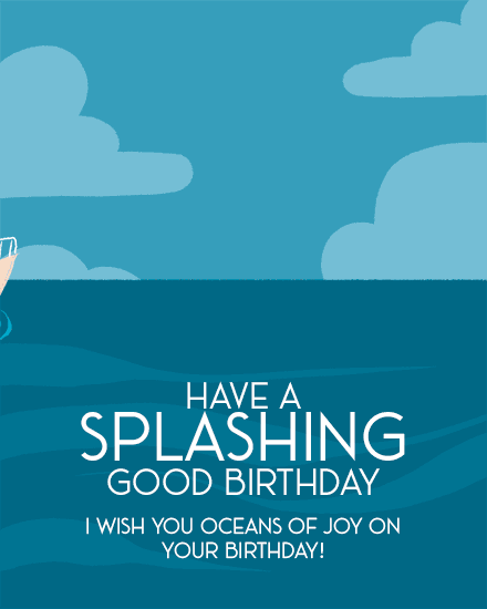 birthday sea sailing ship boat ocean cloud