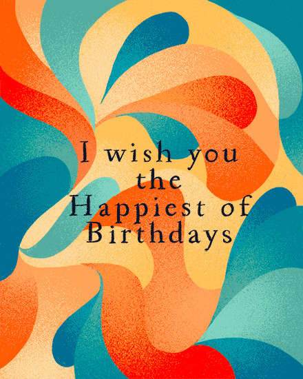 birthday shapes happiest abstract