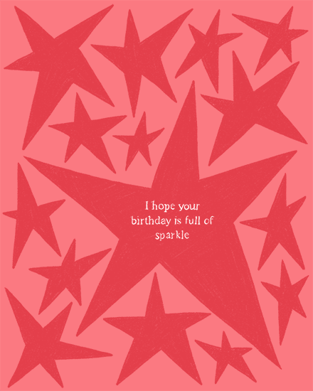 birthday stars pink