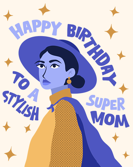 birthday super mom momboss stylish fashionable