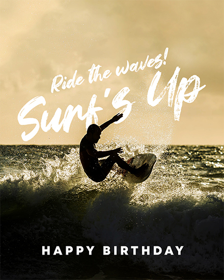 surf up beach ocean birthday seaside surfing dad