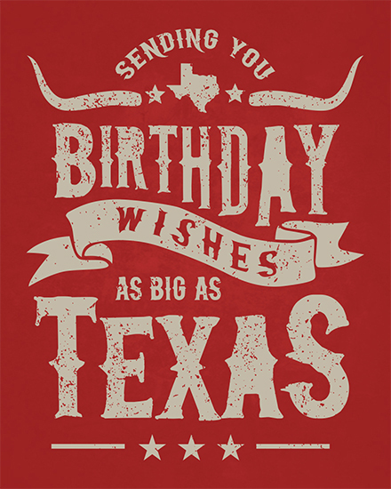 birthday texas horn city states star dad