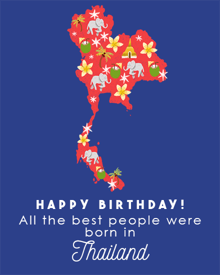 birthday thailand country asia elephant coconut flower star travel adventure traveling travelling