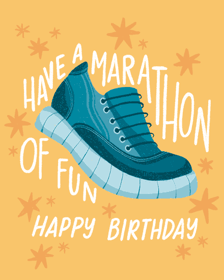 birthday track running sneakers shoes marathon  runner run star