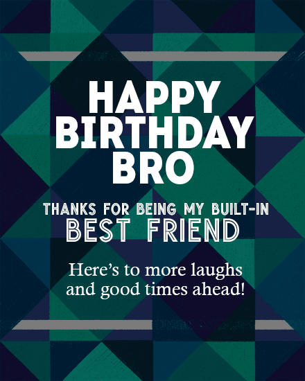 birthday triangles pattern brother