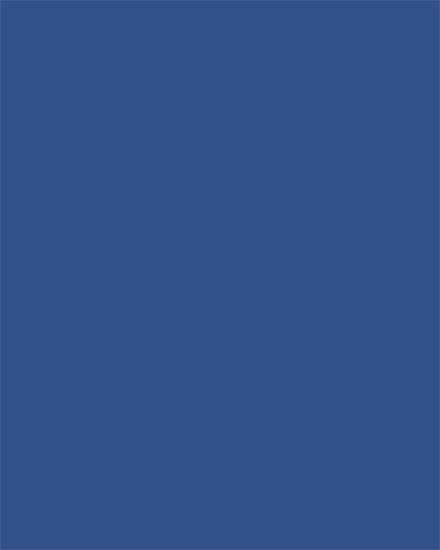 Minimalist greeting design with a solid deep blue background and no text
