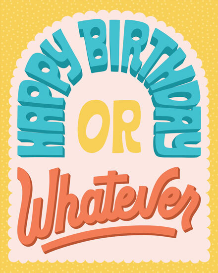 Retro typographic design with teal and coral text on yellow dotted background, scalloped border