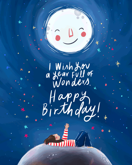 birthday year full of wonders stars luna stargaze 